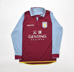 Maillot Aston Villa Domicile 2012-13 Macron Lowton vintage