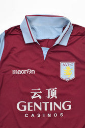 Maillot Aston Villa Domicile 2012-13 Macron Lowton vintage