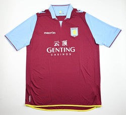 Maillot Aston Villa 2012-13 Macron Genting Casinos 3XL
