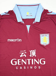 Maillot Aston Villa 2012-13 Macron Genting Casinos 3XL