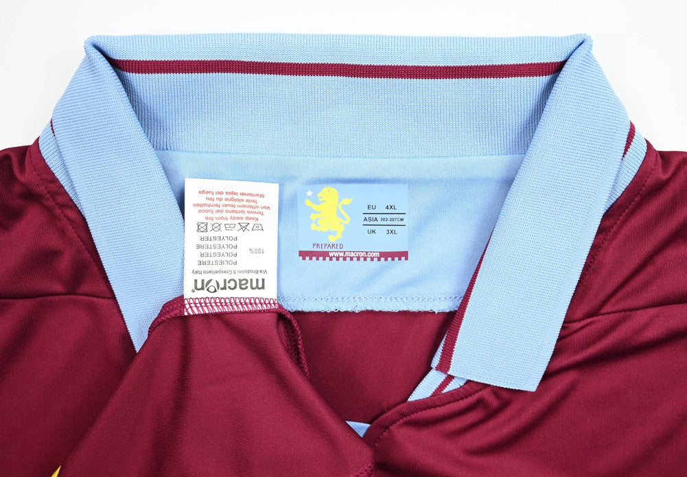 Maillot Aston Villa 2012-13 Macron Genting Casinos 3XL