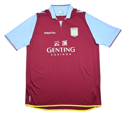 Maillot Aston Villa 2012-13 Macron Genting Casinos 3XL