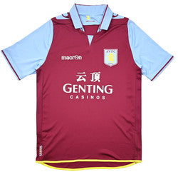 Maillot Aston Villa Domicile 2012-13 Macron Vintage 9/10