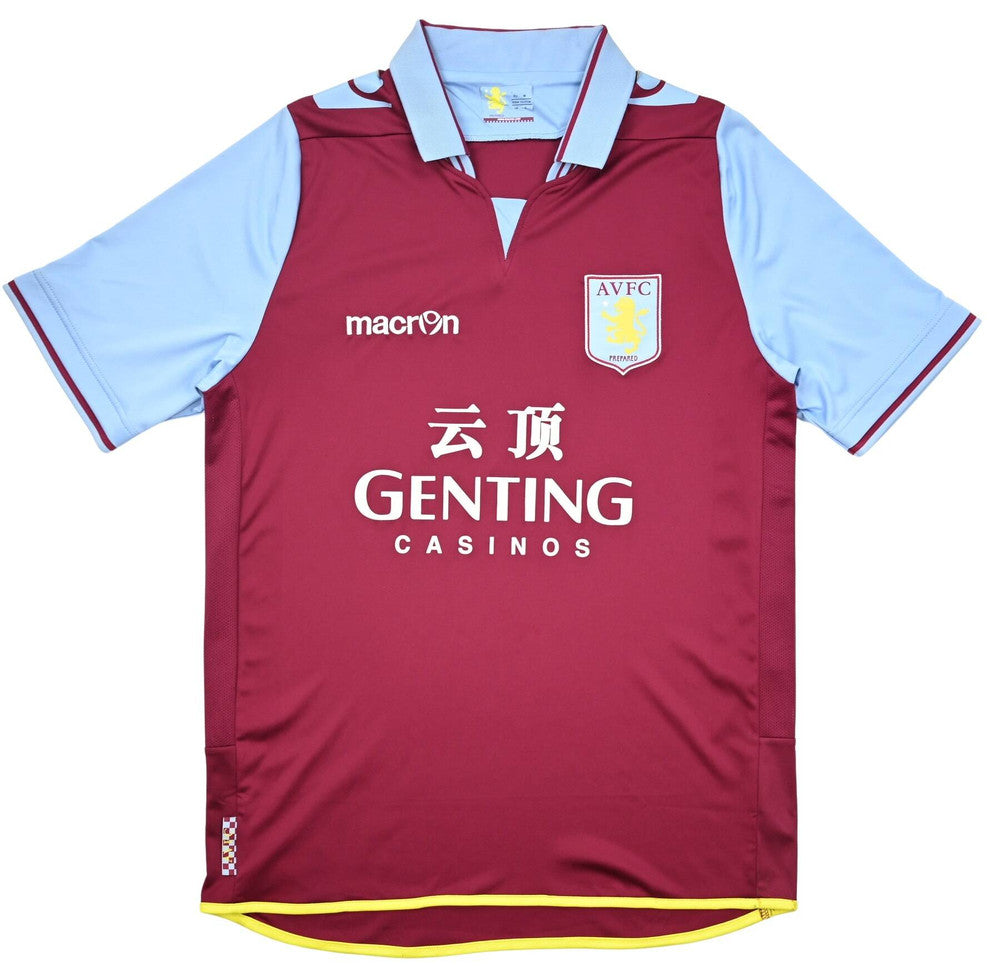 Maillot Aston Villa Domicile 2012-13 Macron Vintage 9/10