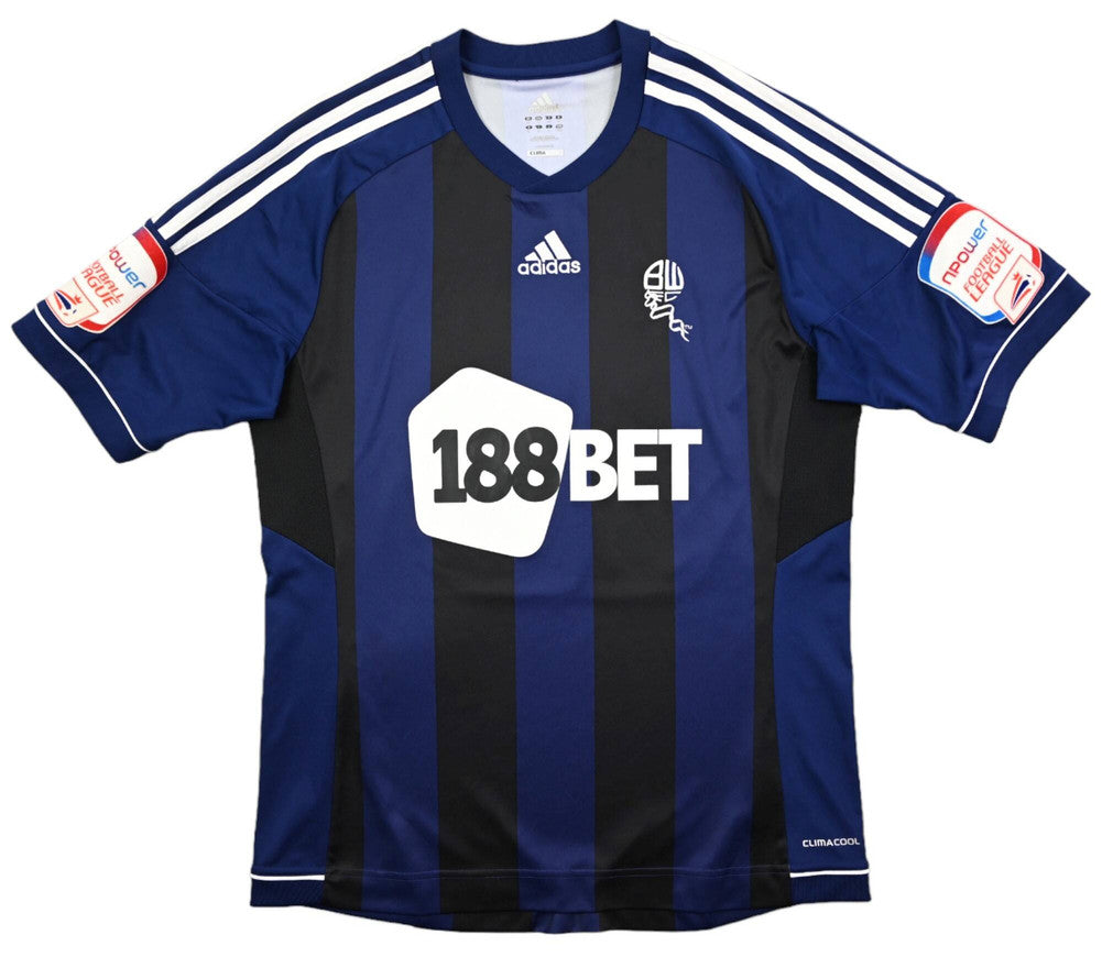 Maillot Bolton Wanderers Domicile Adidas 2012-13 Warnock vintage