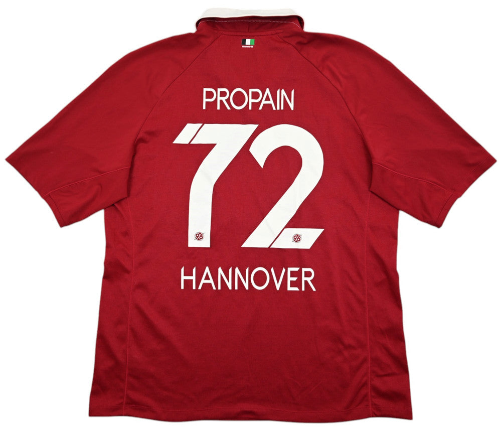 Maillot Hannover 96 Domicile 2012-13 Jako Propain vintage 3XL
