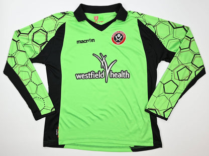 Maillot Sheffield United 2012-13 Macron Manches Longues Vintage
