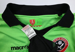 Maillot Sheffield United 2012-13 Macron Manches Longues Vintage