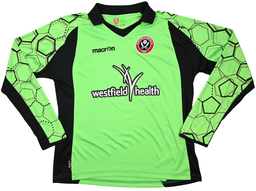 Maillot Sheffield United 2012-13 Macron Manches Longues Vintage
