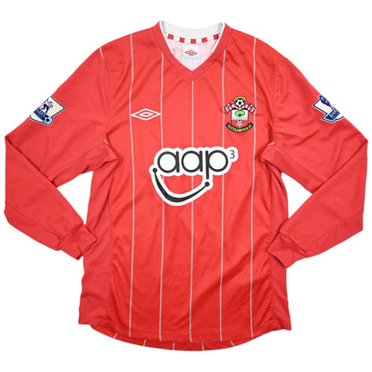 Maillot Southampton 2012-13 Umbro Domicile Manches Longues Vintage