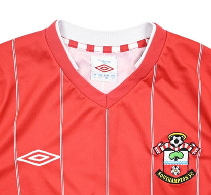 Maillot Southampton 2012-13 Umbro Domicile Manches Longues Vintage