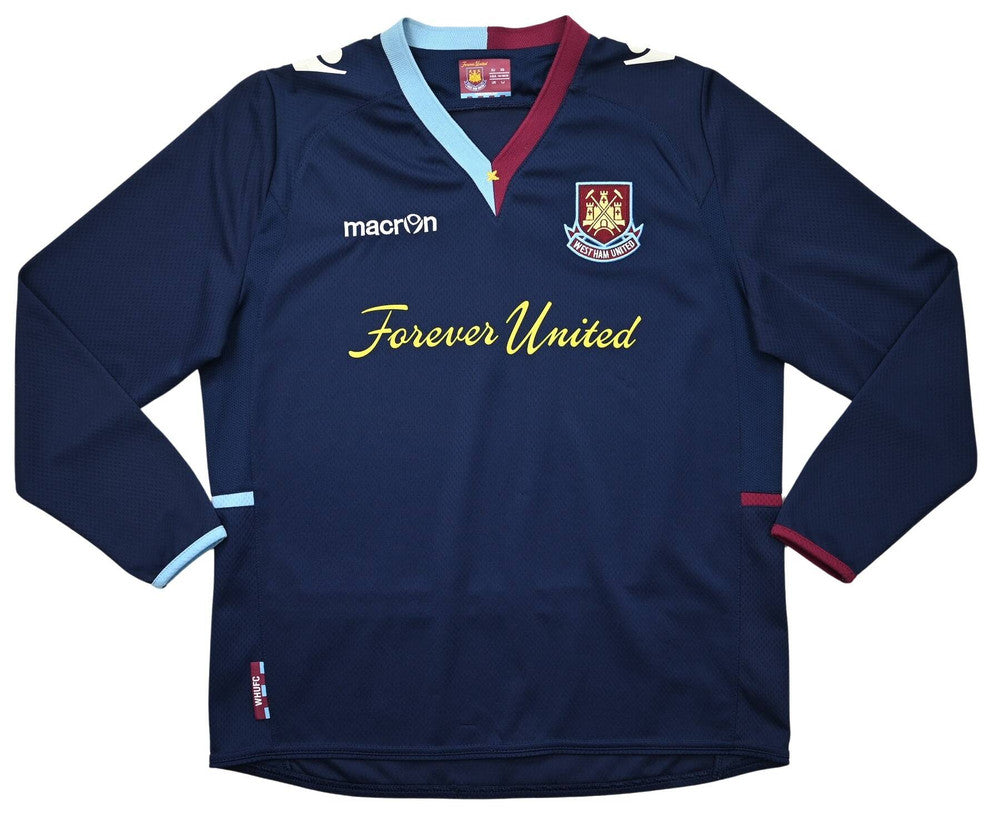 Maillot West Ham Domicile Macron 2012-13 Manches Longues Junior