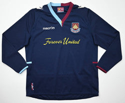 Maillot West Ham Domicile Macron 2012-13 Manches Longues Junior