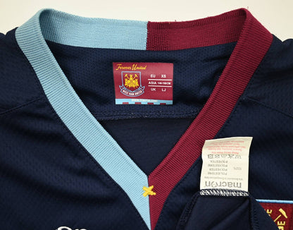 Maillot West Ham Domicile Macron 2012-13 Manches Longues Junior