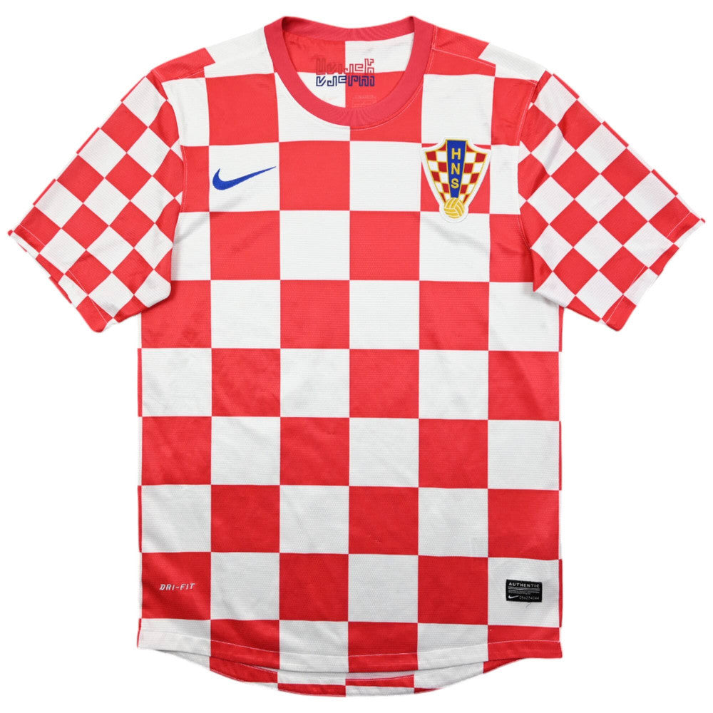 Maillot Croatie Domicile Nike 2012-2014 Vintage - Taille S