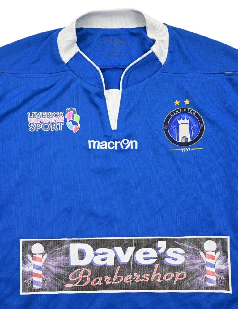 Maillot Limerick FC Domicile Macron 2012-14 vintage collector