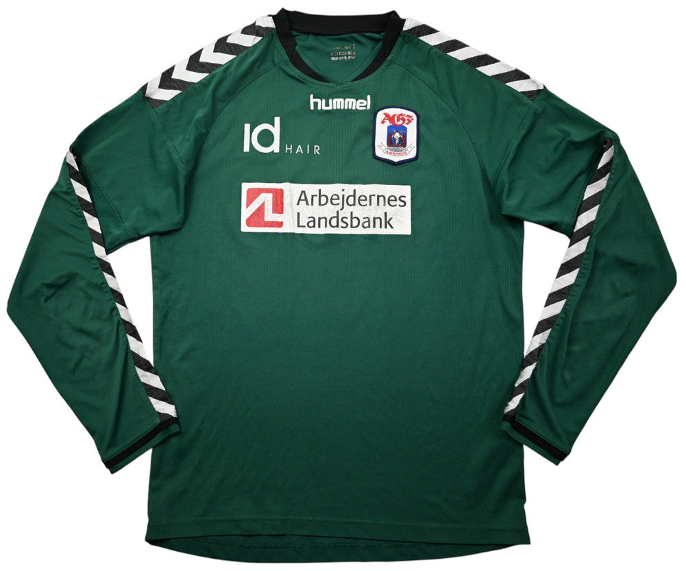 Maillot Gardien AGF Aarhus 2013-14 Hummel Manches Longues Vintage
