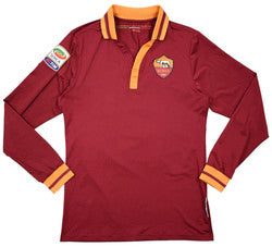 Maillot AS Roma 2013-14 Domicile Manches Longues Totti vintage