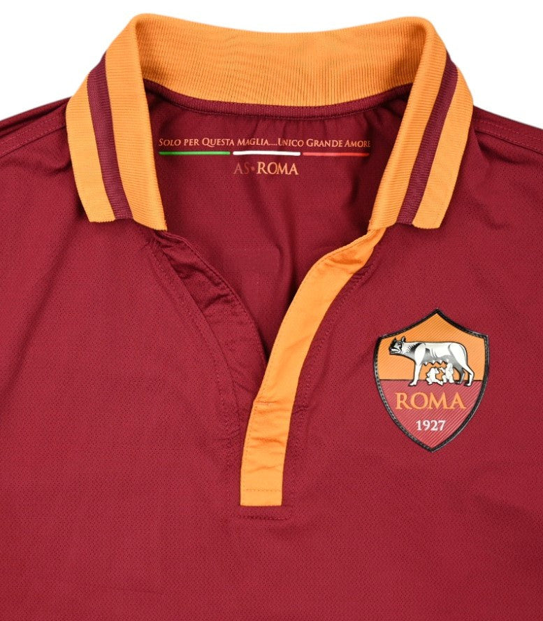 Maillot AS Roma 2013-14 Domicile Manches Longues Totti vintage
