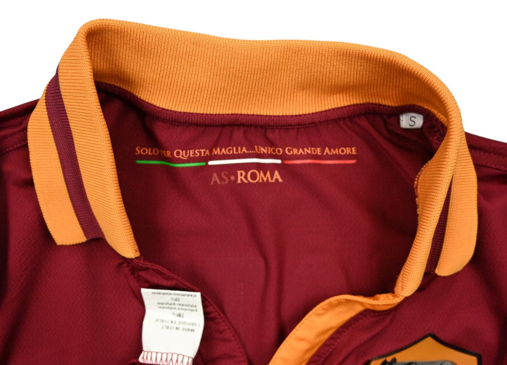 Maillot AS Roma 2013-14 Domicile Manches Longues Totti vintage