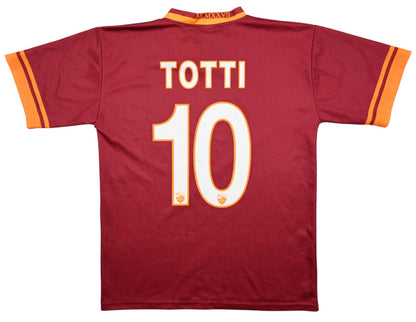 Maillot AS Roma Domicile 2013-14 Totti Vintage Official