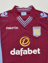 Maillot Aston Villa Domicile Macron 2013-14 Vintage 3XL