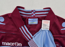 Maillot Aston Villa Domicile Macron 2013-14 Vintage 3XL