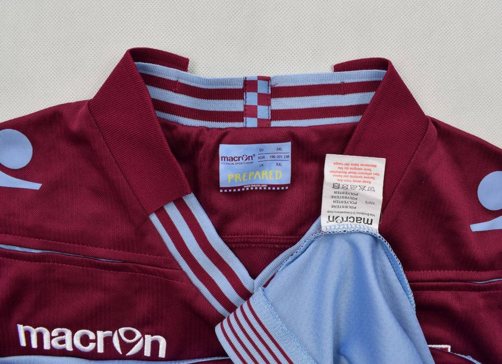 Maillot Aston Villa Domicile Macron 2013-14 Vintage 3XL