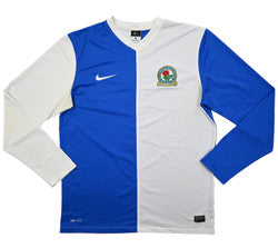 Maillot Blackburn Rovers Domicile 2013-14 Nike Manches Longues