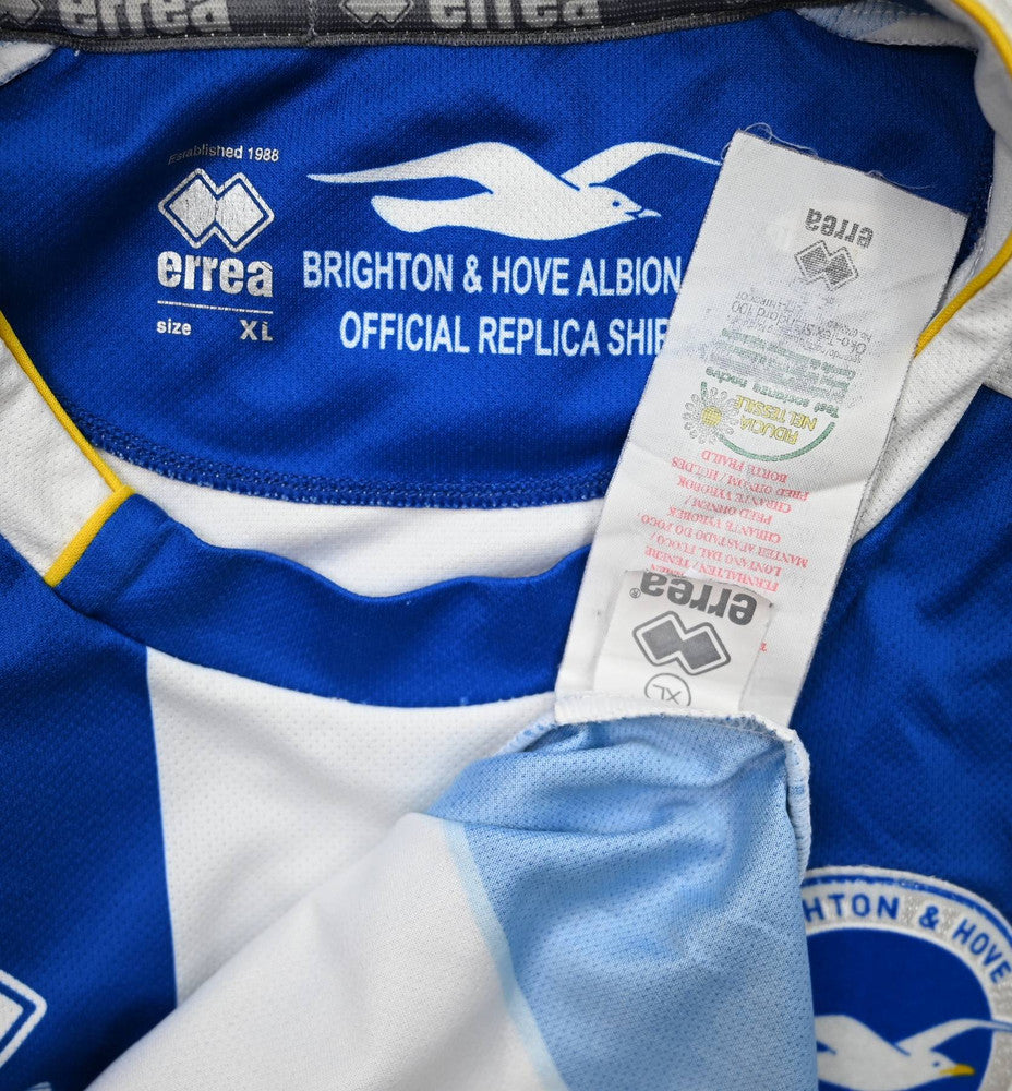 Maillot Brighton & Hove Albion 2013-14 Errea Domicile vintage