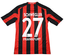 Maillot Eintracht Frankfurt 2013-14 Domicile Jako Schwegler 9/10