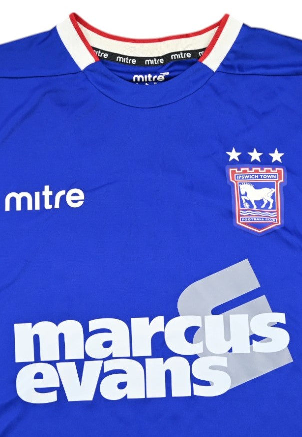 Maillot Ipswich Town Domicile 2013-14 Mitre Floqué HYAM – 9/10