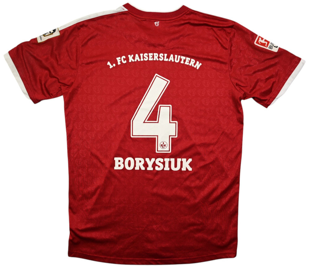 Maillot Kaiserslautern 2013-14 Uhlsport Borysiuk Domicile vintage