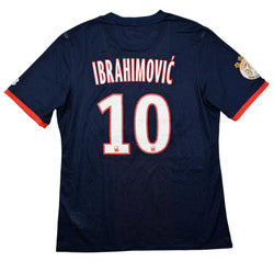 Maillot PSG 2013-14 Nike Domicile Ibrahimović Vintage XL