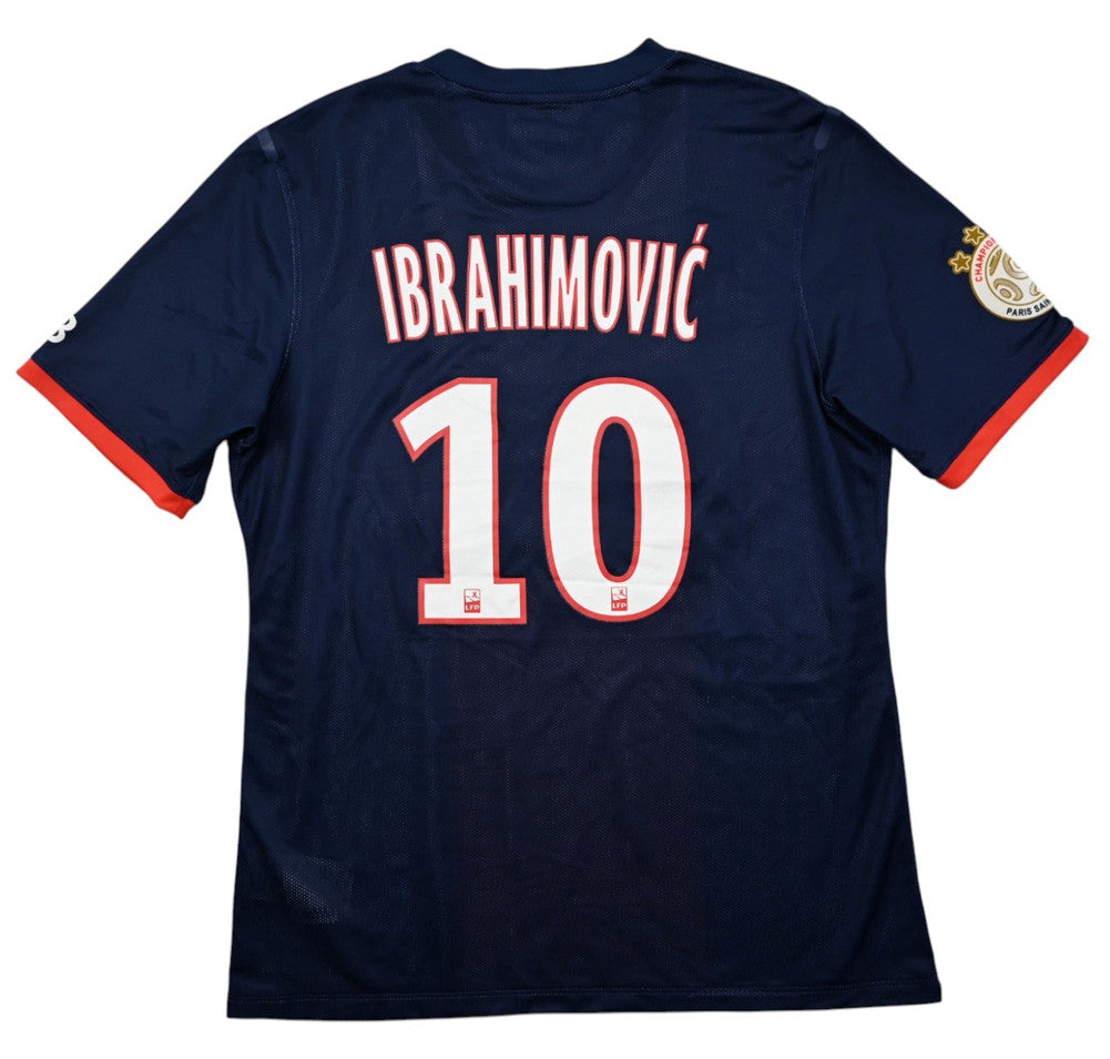 Maillot PSG 2013-14 Nike Domicile Ibrahimović Vintage XL