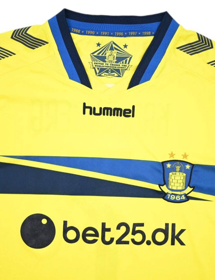 Maillot Brøndby Extérieur Hummel 2013-15 Kahlenberg Vintage 4XL
