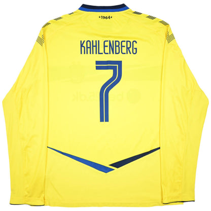 Maillot Brøndby Extérieur Hummel 2013-15 Kahlenberg Vintage 4XL