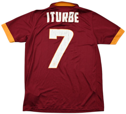 Maillot AS Roma Domicile Nike 2014-15 Iturbe Vintage