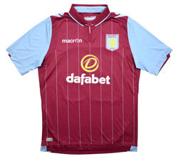 Maillot Aston Villa Domicile 2014-15 Macron Benteke vintage