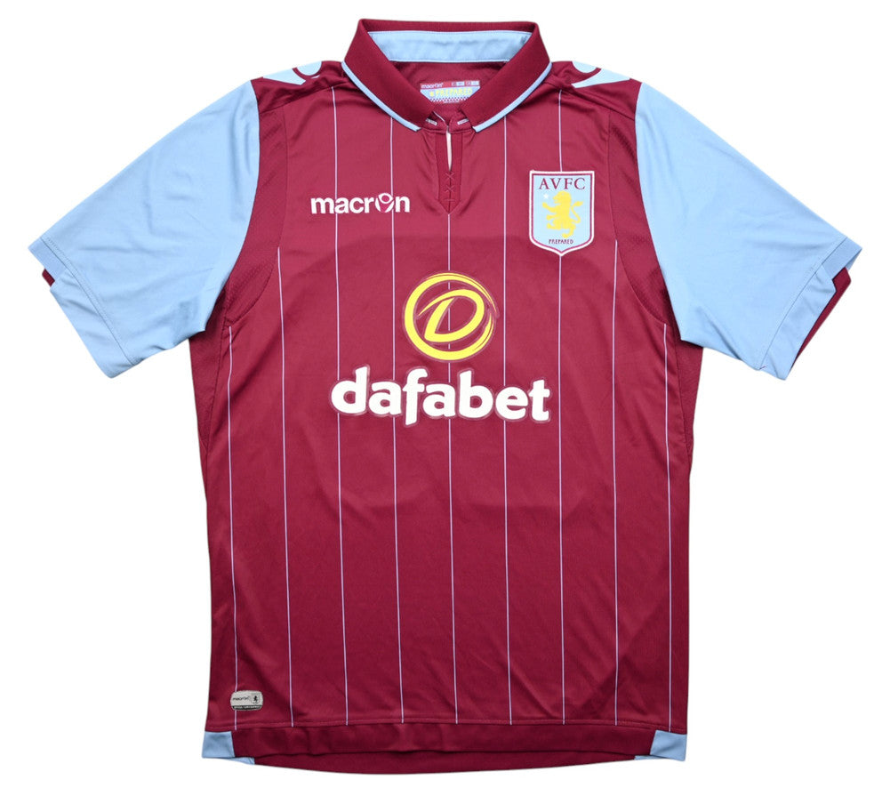 Maillot Aston Villa Domicile 2014-15 Macron Benteke vintage