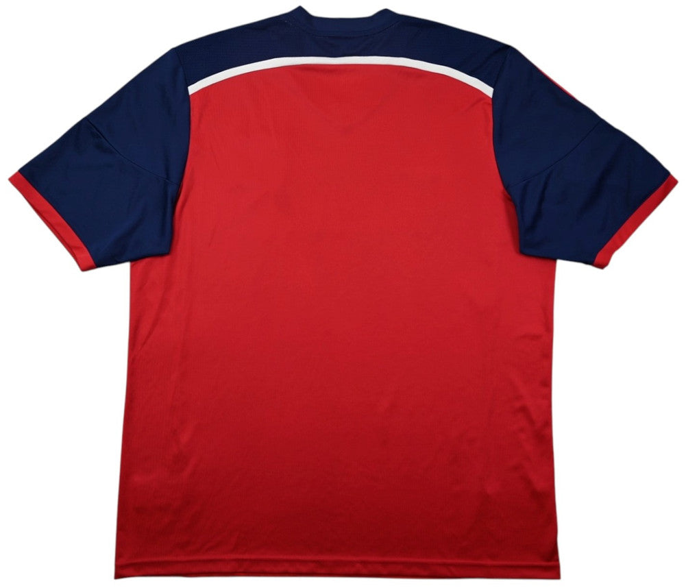 Maillot Chicago Fire 2014-15 Domicile Adidas Vintage - Quaker