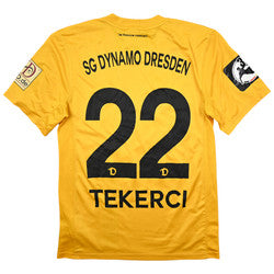 Maillot Dynamo Dresden Domicile Nike 2014-15 Tekerci vintage 9/10