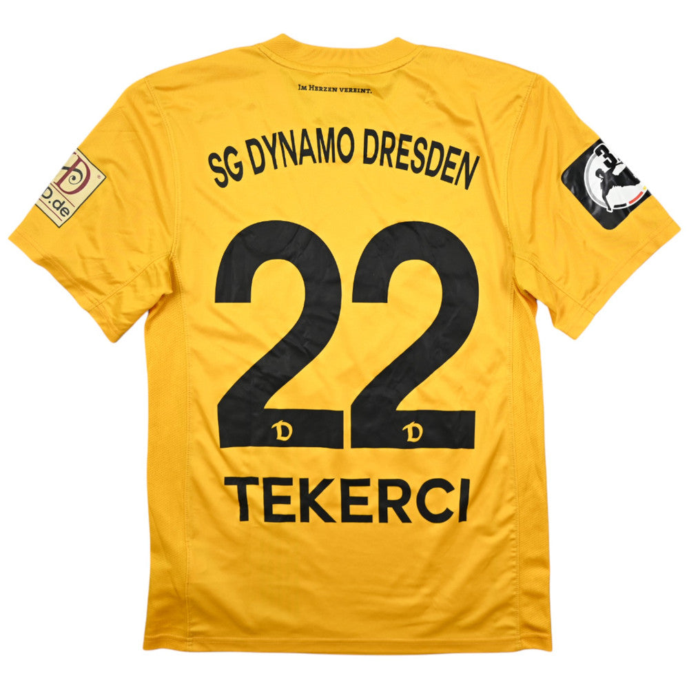 Maillot Dynamo Dresden Domicile Nike 2014-15 Tekerci vintage 9/10