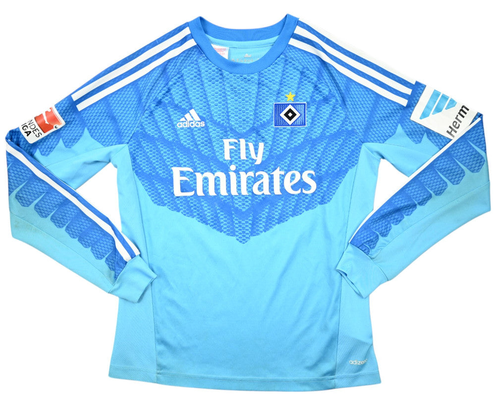 Maillot Gardien Hamburg SV 2014-15 Adidas Vintage Fly Emirates