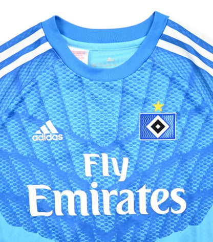 Maillot Gardien Hamburg SV 2014-15 Adidas Vintage Fly Emirates