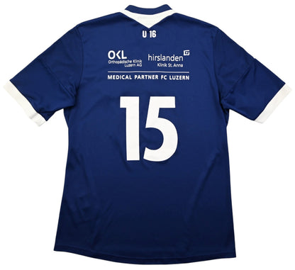 Maillot FC Luzern 2014-15 Adidas Domicile Vintage | 8/10