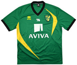 Maillot Norwich City Domicile Errea 2014-15 Vintage