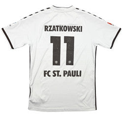 Maillot FC St. Pauli Extérieur 2014-15 Hummel Rzatkowski vintage