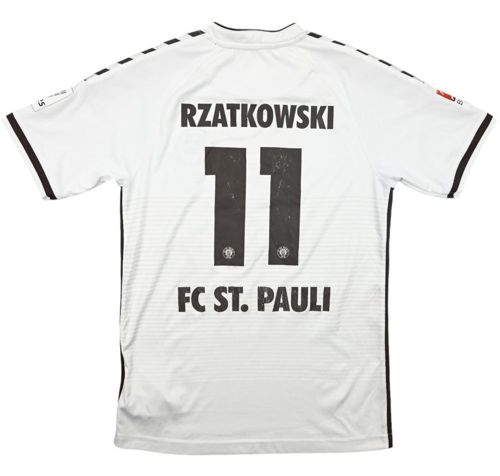 Maillot FC St. Pauli Extérieur 2014-15 Hummel Rzatkowski vintage