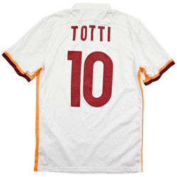 Maillot AS Roma Domicile Nike 2015-16 Totti Vintage